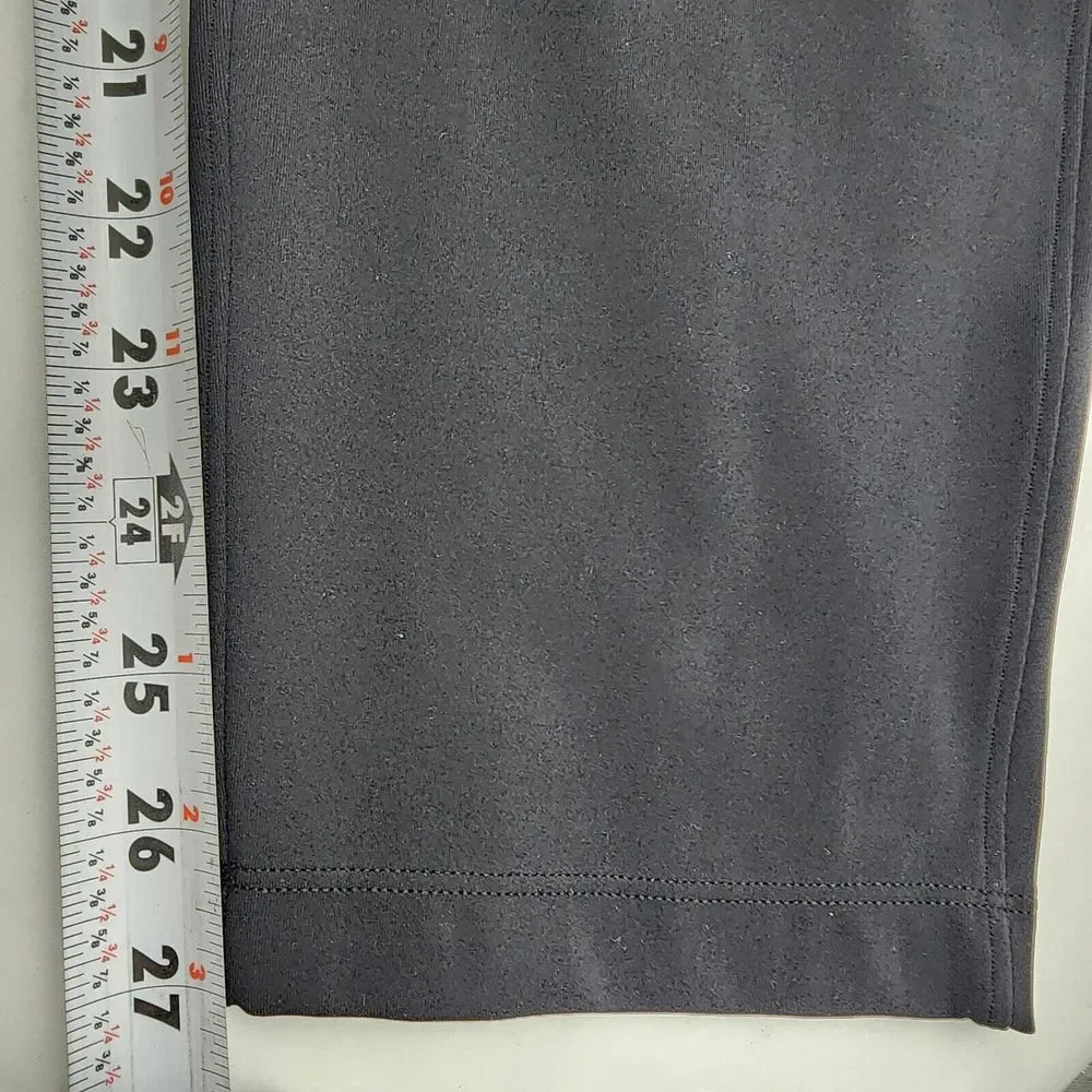 Lululemon On The Fly Pants Women‎ 6 Black Gym Yoga Ankle Stretch